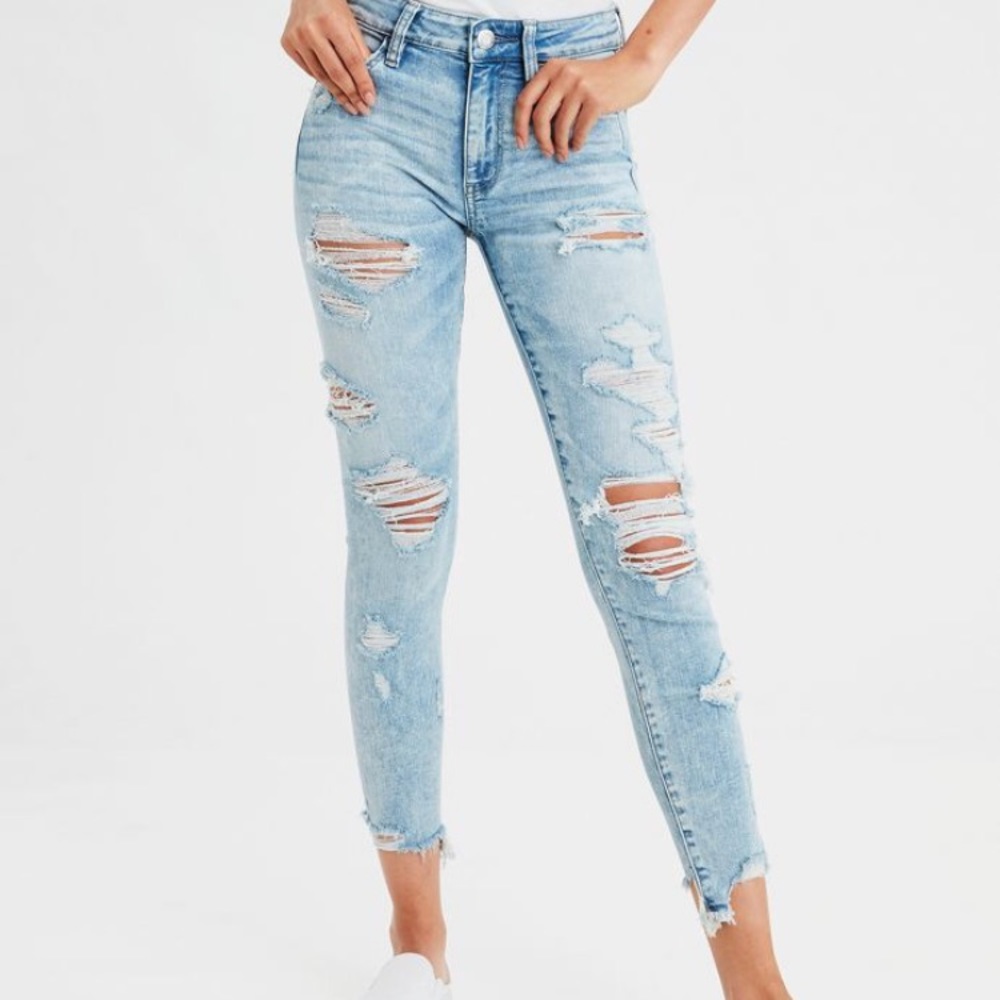 American Eagle cropped jeans